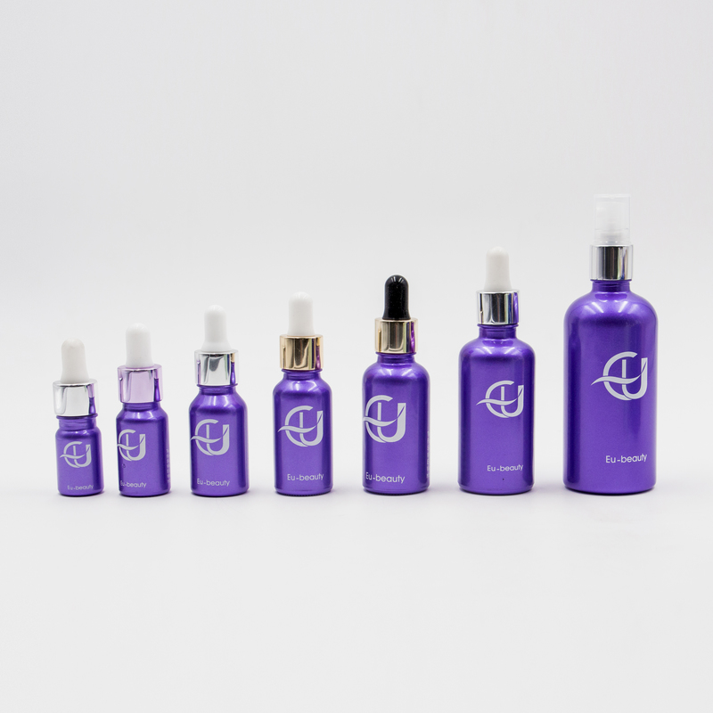 紫色喷涂精油瓶系列5-100ml